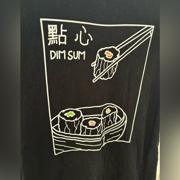 Dim Sum tee shirt, women’s fitted crew - Picture 3 of 6
